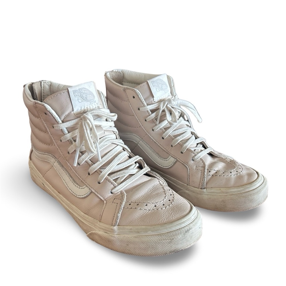 Vans High-Top Sneakers in Cream